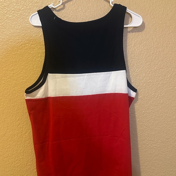 Denim & Flower Black, White, and Red Tank Top - Picture 2 of 3